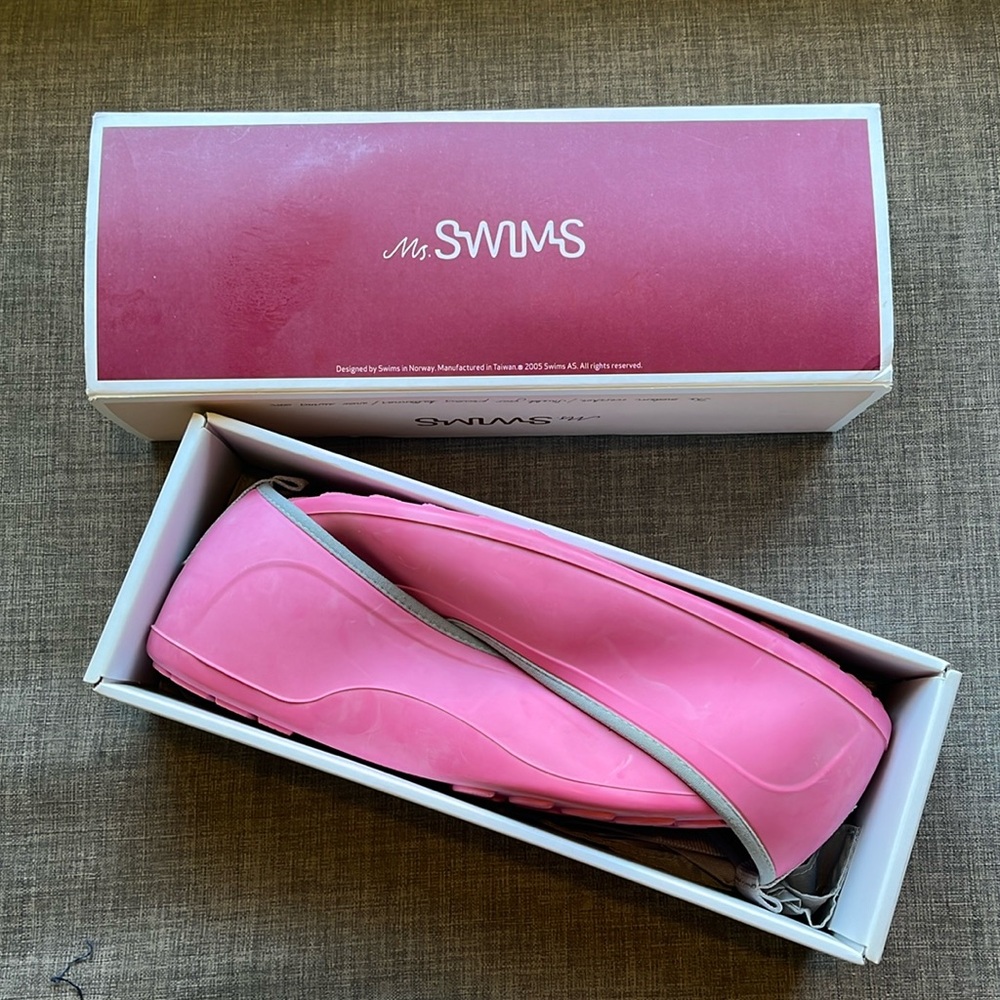 Ms. Swims Waterproof Shoe Covers Galoshes Pink Large